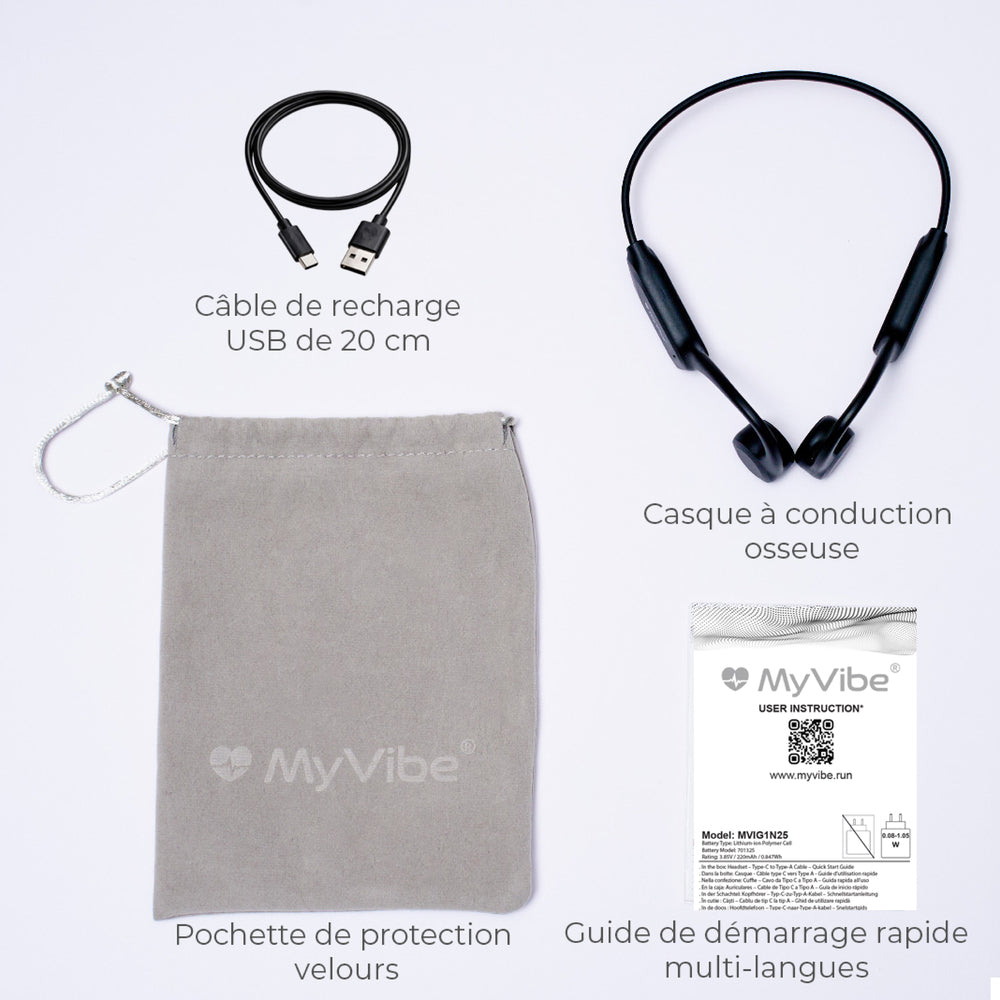 Casque MyVibe "Is Good" - Noir