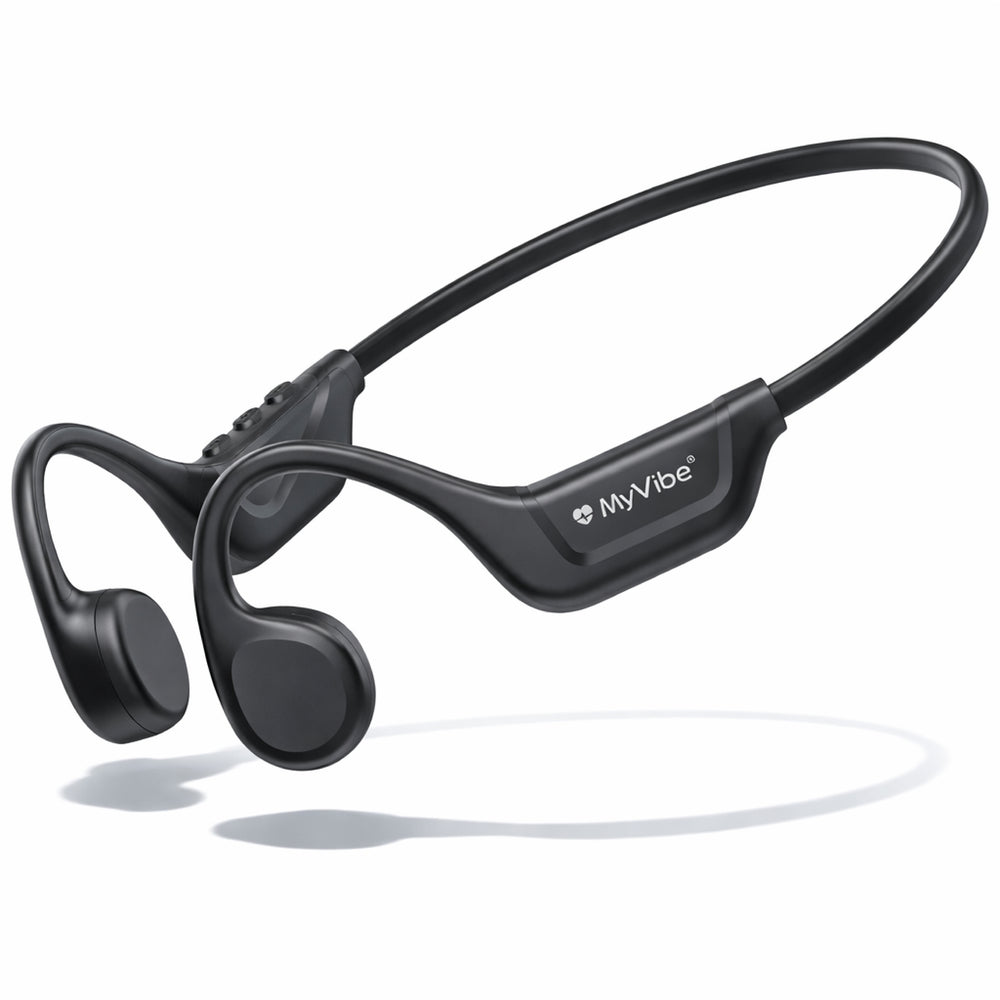 Casque de sport sans fil à conduction osseuse MyVibe Is Powerful - Noir