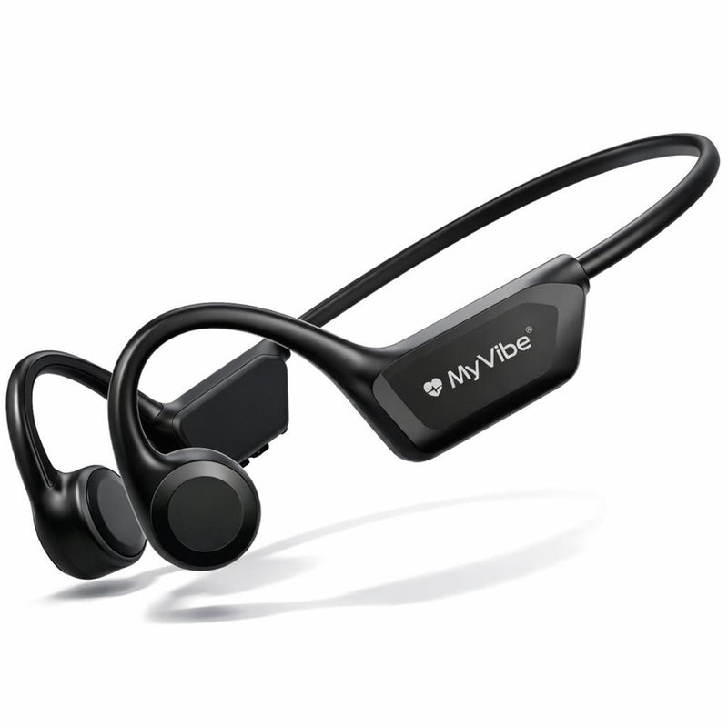 Casque à conduction osseuse MyVibe Is Good Noir — open-ear sport — vue 1