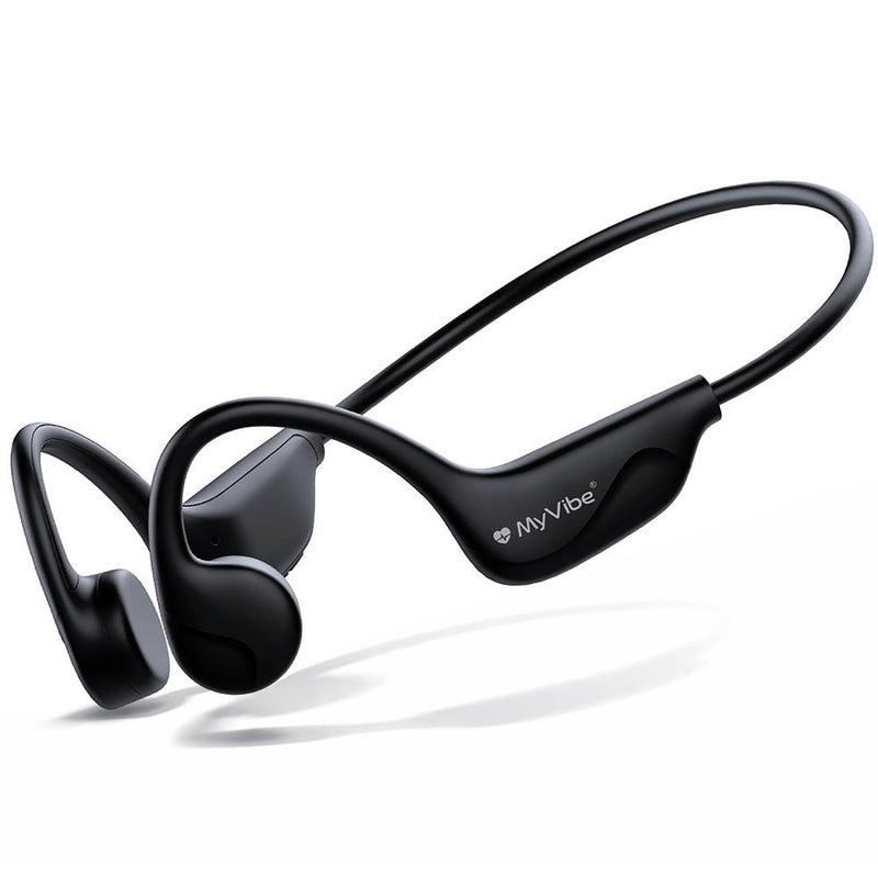 Casque à conduction osseuse MyVibe Is Strong Noir — open-ear sport — vue 1
